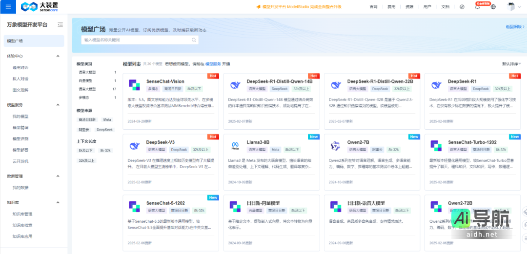 商汤“万象平台”重磅上新:DeepSeek系列模型震撼来袭