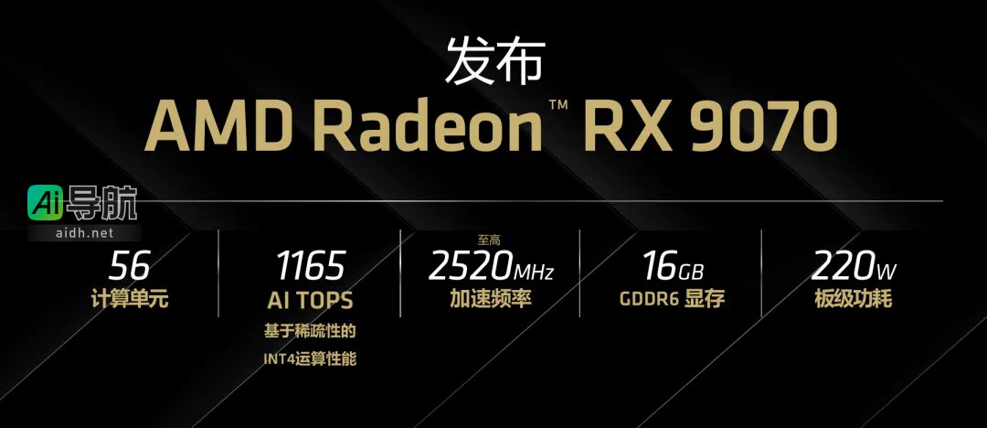 AMD RX 9070系列显卡震撼来袭:16G显存,4499元起,游戏AI性能双重爆发!