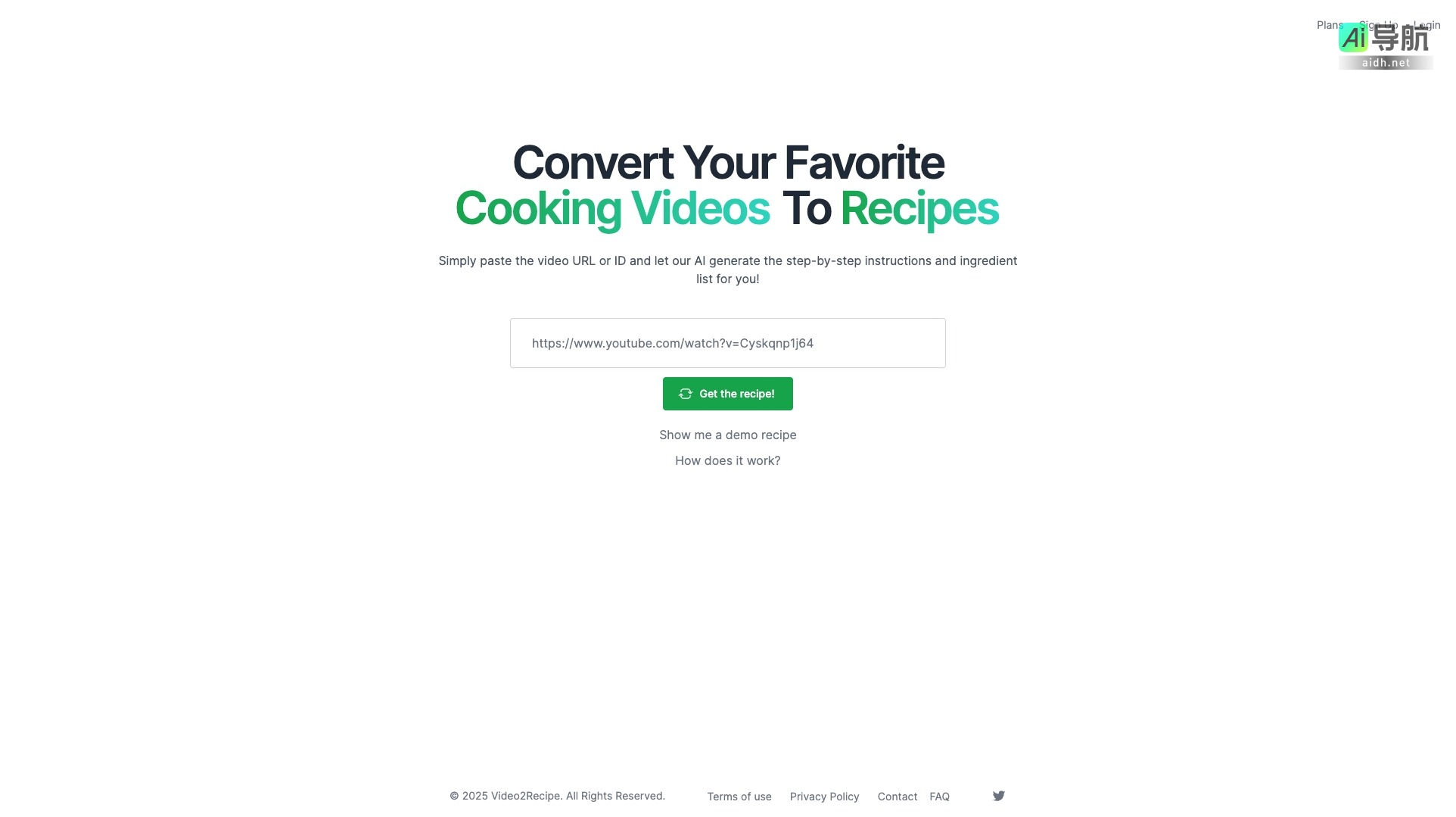 Video2Recipe的封面图