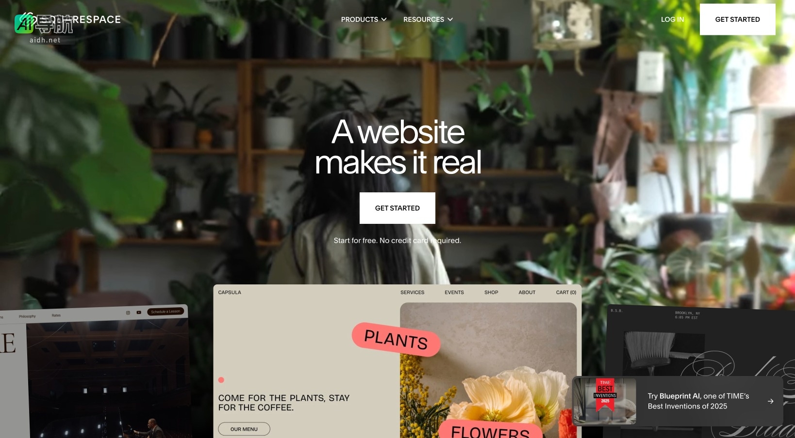 Squarespace的封面图