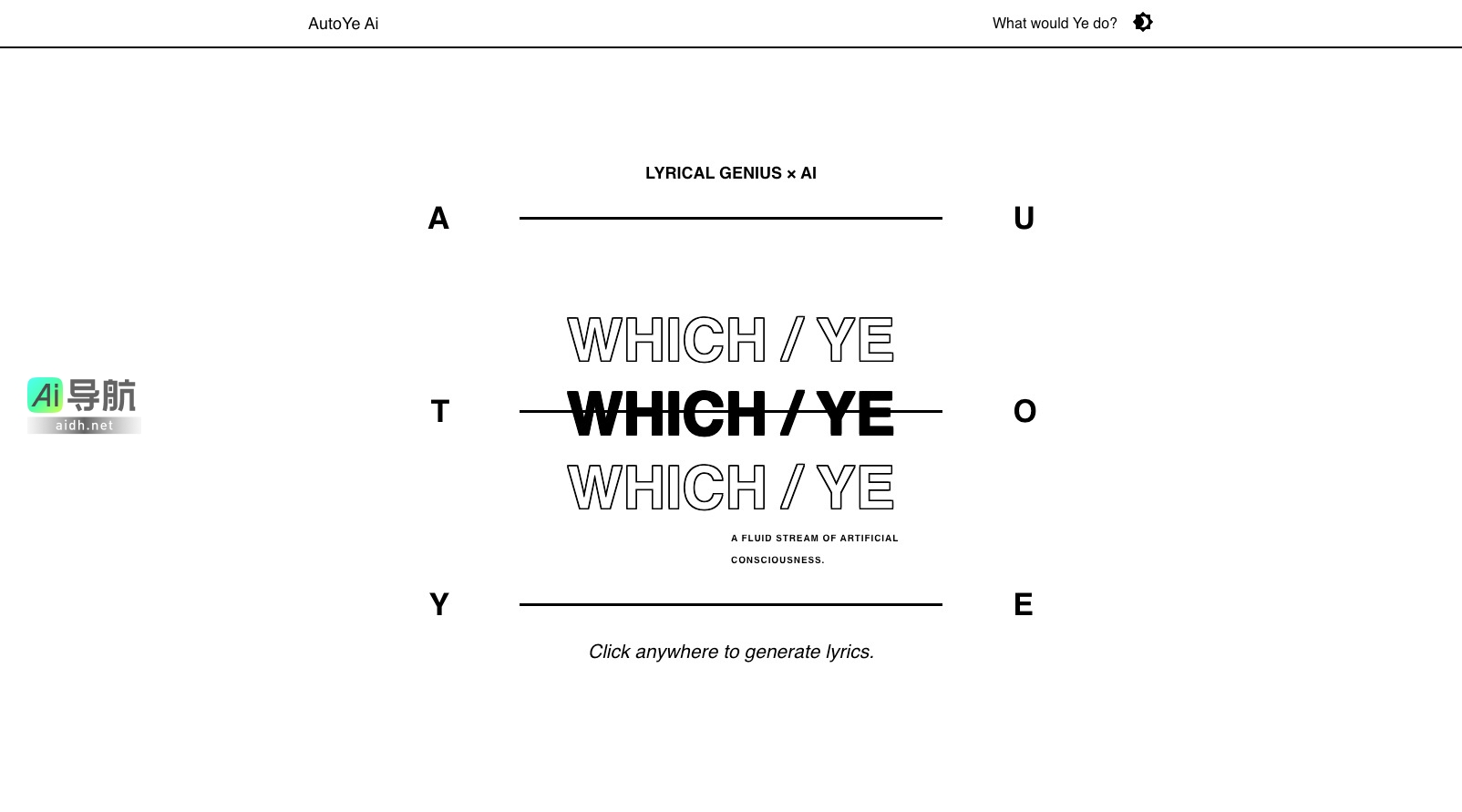 ye lyrics generator的封面图