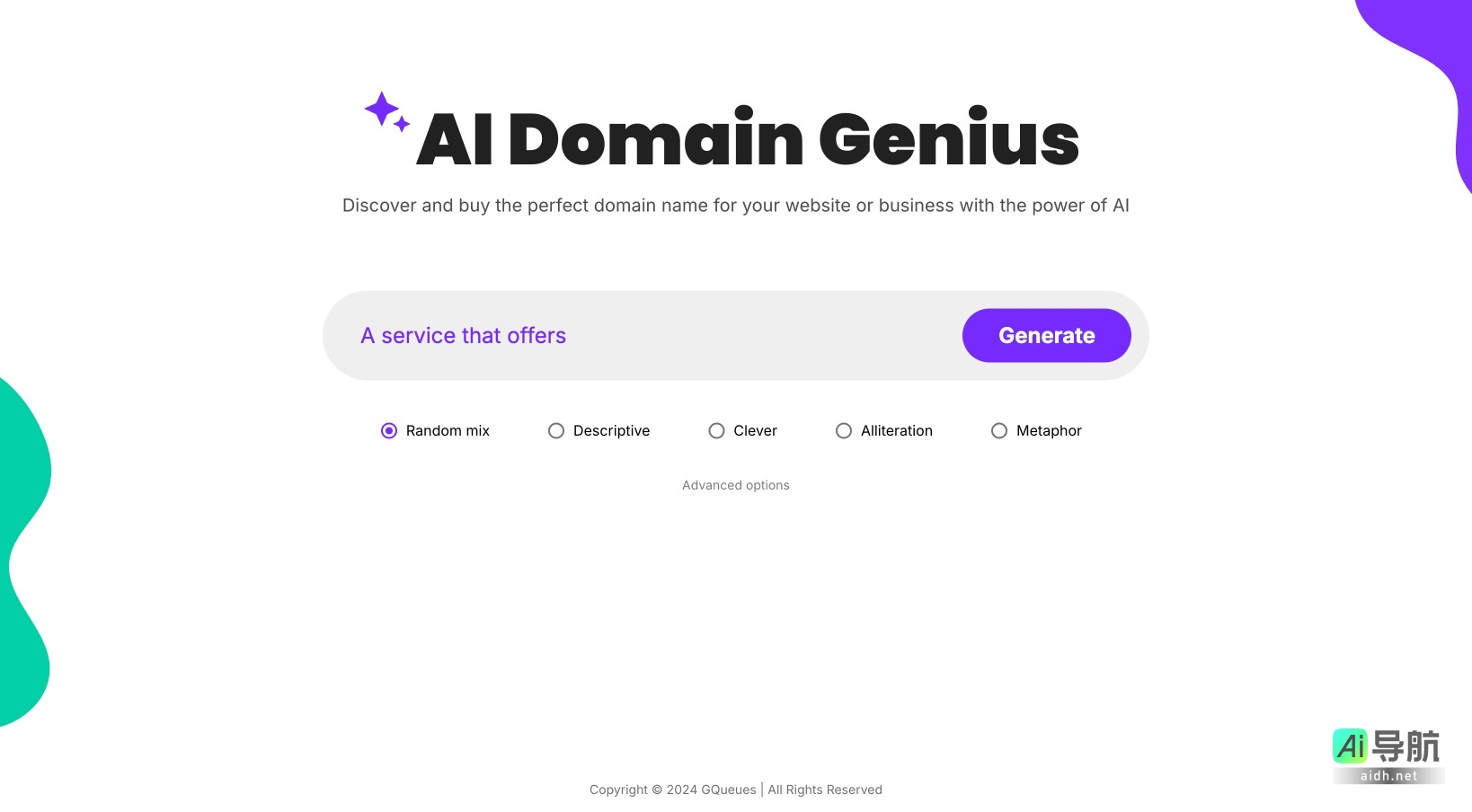 AI Domain Genius的封面图