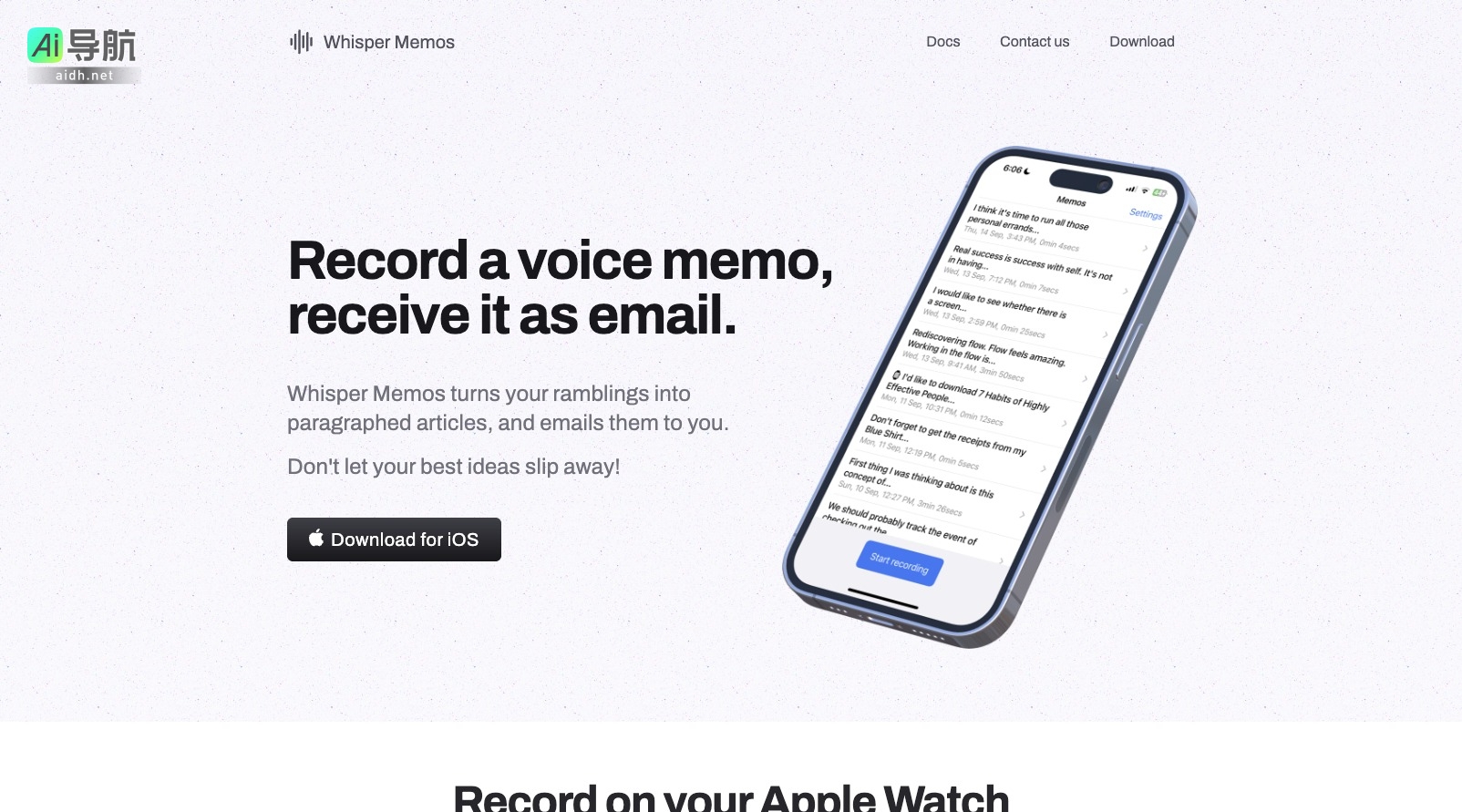 Whisper Memos的封面图