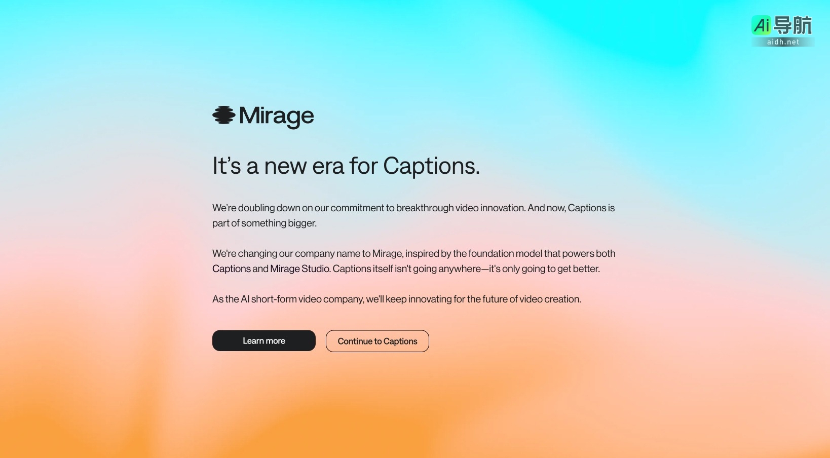 Captions AI的封面图