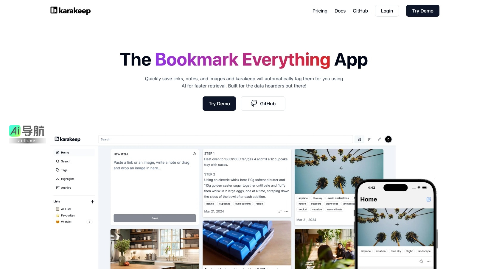 Karakeep的封面图