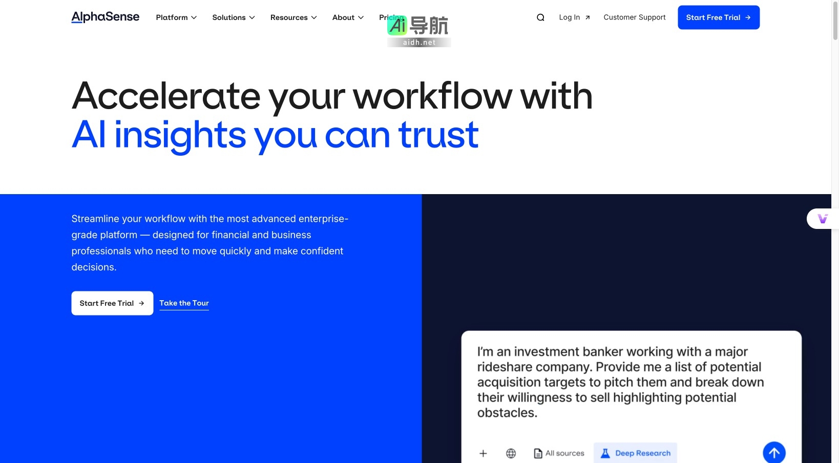 AlphaSense的封面图