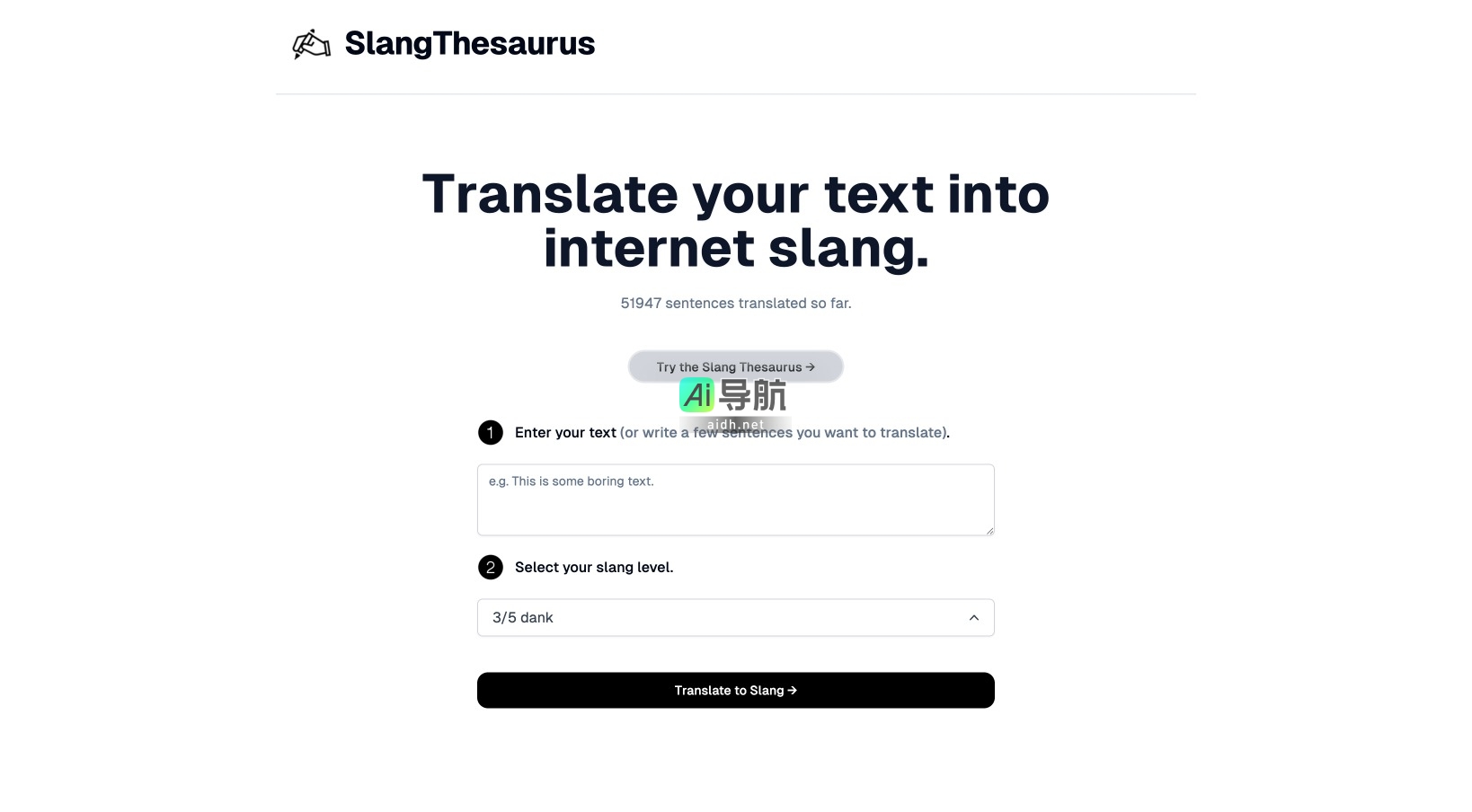 Slang Thesaurus的封面图