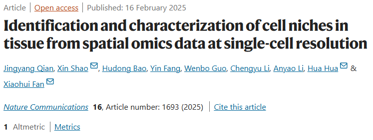 浙大scNiche框架实现突破性进展，精准识别细胞生态位，推动精准医疗发展