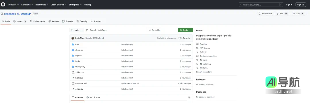 DeepSeek开源DeepEP：MoE训练推理EP通信库，拥抱开源！