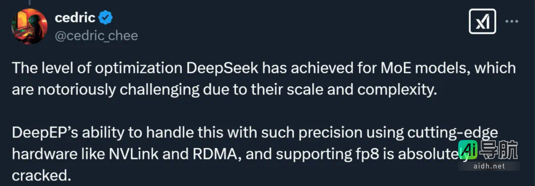 DeepSeek开源DeepEP：MoE训练推理EP通信库，拥抱开源！