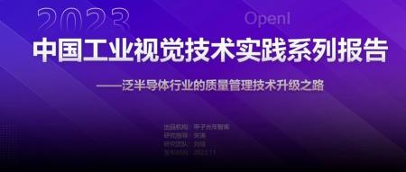 2023年泛半导体行业质量管理技术升级系列报告—中国工业视觉技术实践｜甲子光年智库