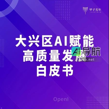 大兴区AI赋能高质量发展白皮书发布会实录｜甲子光年智库