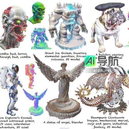 香港科技大学谭平团队成功解决3D生成关键问题，避免多头怪现象