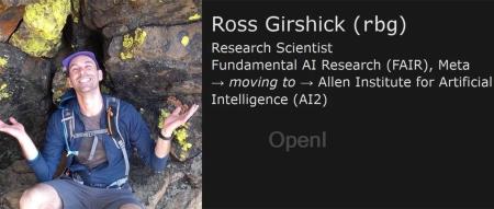 何恺明、谢赛宁回归学界，R-CNN创始人Ross Girshick离开，Meta CV迎来了多少大神