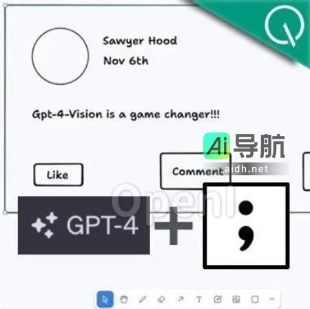 GPT-4V新功能惊艳登GitHub热榜，一笔即可绘制网页引发web开发者恐慌