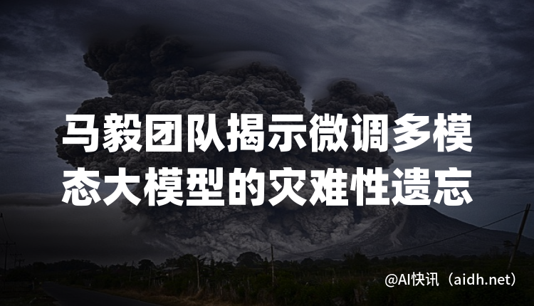 马毅团队揭示微调多模态大模型的灾难性遗忘问题的封面图