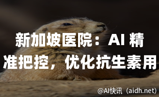 新加坡医院:AI 精准把控,优化抗生素用量的封面图