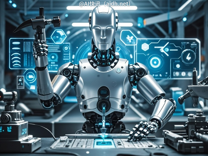 震撼科技!银河通用机器人突破手掌旋转极限,拧螺丝砸钉子轻松搞定!的封面图