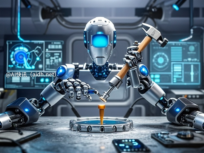 震撼!银河通用机器人首度突破手掌旋转难题,拧螺丝、砸钉子轻松驾驭!的封面图